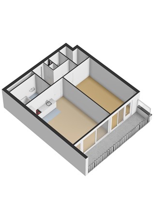 Floorplan - Kwintsheulstraat 80, 1062 ED Amsterdam